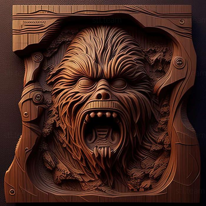 3D модель Гра Star Wars Galaxies Rage of the Wookiee (STL)